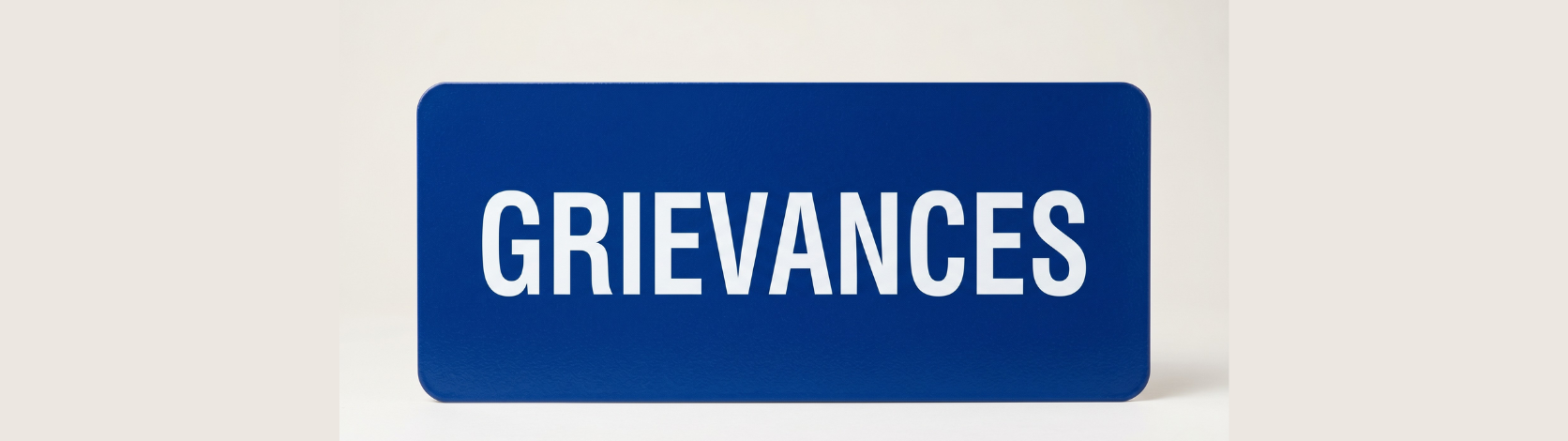 Grievance Reporting Mechanism